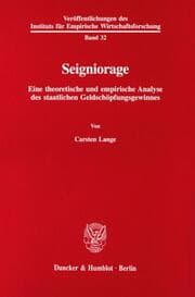 Cover von Seigniorage.