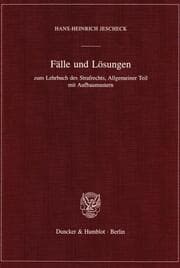 Cover von Fälle und Lösungen