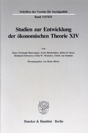 Cover von Johann Heinrich von Thünen als Wirtschaftstheoretiker.