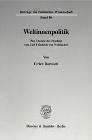 Cover von Weltinnenpolitik.