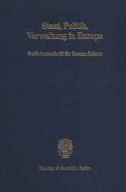 Cover von Staat, Politik, Verwaltung in Europa.