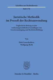 Cover von Juristische Methodik im Prozeß der Rechtsanwendung