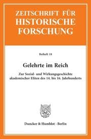 Cover von Gelehrte im Reich.