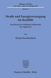 Cover von Straße und Energieversorgung im Konflikt.