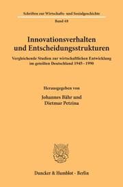 Cover von Innovationsverhalten und Entscheidungsstrukturen.