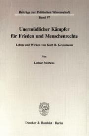 Cover von Unermüdlicher Kämpfer für Frieden und Menschenrechte.