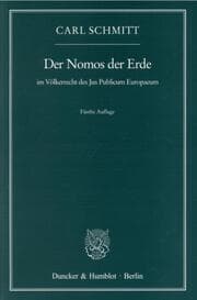 Cover von Der Nomos der Erde