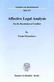 Cover von Affective Legal Analysis.