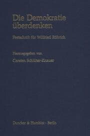 Cover von Die Demokratie überdenken.
