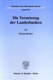 Cover von Die Vernetzung der Landesbanken.