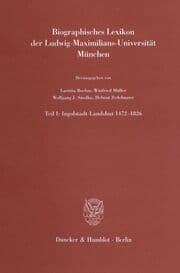 Cover von Biographisches Lexikon der Ludwig-Maximilians-Universität München.