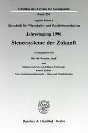 Cover von Steuersysteme der Zukunft.