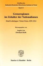 Cover von Grenzregionen im Zeitalter der Nationalismen.