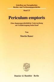 Cover von Periculum emptoris.
