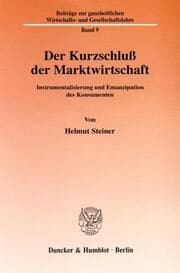 Cover von Der Kurzschluß der Marktwirtschaft.