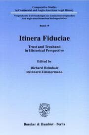 Cover von Itinera Fiduciae.
