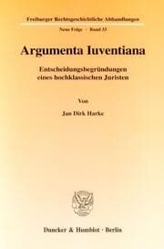 Cover von Argumenta Iuventiana.