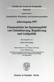 Cover von Finanzmärkte im Spannungsfeld von Globalisierung, Regulierung und Geldpolitik.Johann-Heinrich-von-Thünen-Vorlesung: