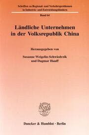 Cover von Ländliche Unternehmen in der Volksrepublik China.