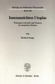 Cover von Innenansichten Utopias.