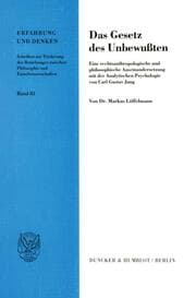 Cover von Das Gesetz des Unbewußten.