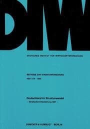 Cover von Deutschland im Strukturwandel.