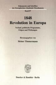 Cover von 1848: Revolution in Europa