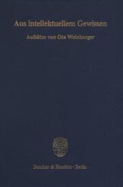 Cover von Aus intellektuellem Gewissen.