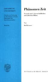Cover von Phänomen Zeit.