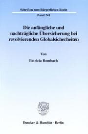 Cover von Die anfängliche und nachträgliche Übersicherung bei revolvierenden Globalsicherheiten.