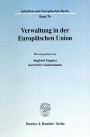 Cover von Verwaltung in der Europäischen Union.