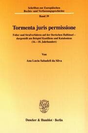 Cover von Tormenta juris permissione.