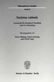 Cover von Societas rationis.