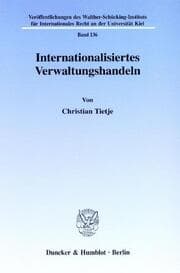 Cover von Internationalisiertes Verwaltungshandeln.