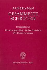 Cover von Gesammelte Schriften.