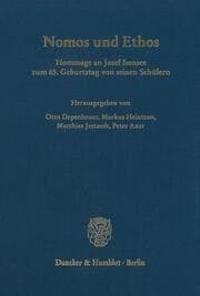 Cover von Nomos und Ethos.