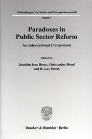 Cover von Paradoxes in Public Sector Reform: An International Comparison.