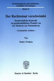 Cover von Der Rechtsstaat verschwindet.