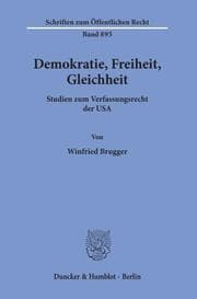 Cover von Demokratie, Freiheit, Gleichheit.