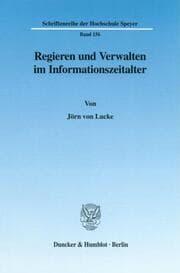 Cover von Regieren und Verwalten im Informationszeitalter.