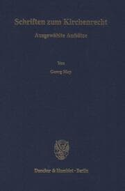 Cover von Schriften zum Kirchenrecht