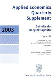 Cover von Globalisation: the End of National Economic Policy?