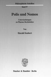 Cover von Polis und Nomos
