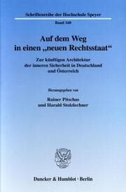 Cover von Auf dem Weg in einen 'neuen Rechtsstaat'