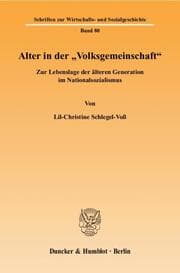 Cover von Alter in der 'Volksgemeinschaft'