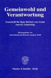 Cover von Gemeinwohl und Verantwortung.