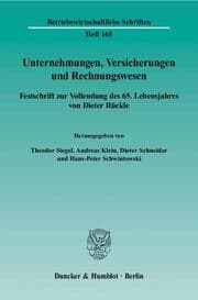 Cover von Unternehmungen, Versicherungen und Rechnungswesen.