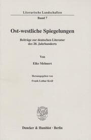 Cover von Ost-westliche Spiegelungen.