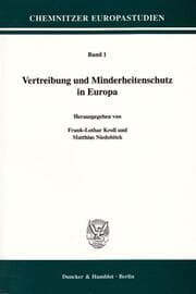 Cover von Vertreibung und Minderheitenschutz in Europa