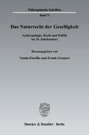 Cover von Das Naturrecht der Geselligkeit